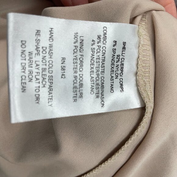 London Times Black Lace Dress Size 14 - Picture 3 of 4